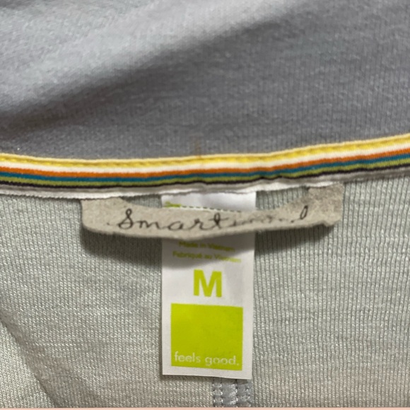 Smartwool Gray 1/2 Zip Long Sleeve Merino Wool Size Medium - Picture 3 of 5